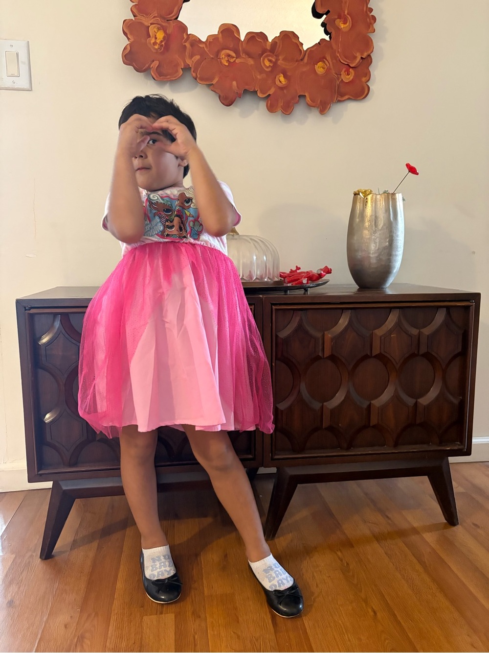 L.O.L. Surprise! Pink Tulle Layered Doll-Inspired Dress